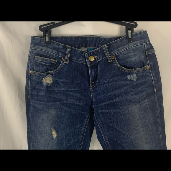 Mini Brand Jeans super skinny distressed SZ Large - Picture 4 of 7